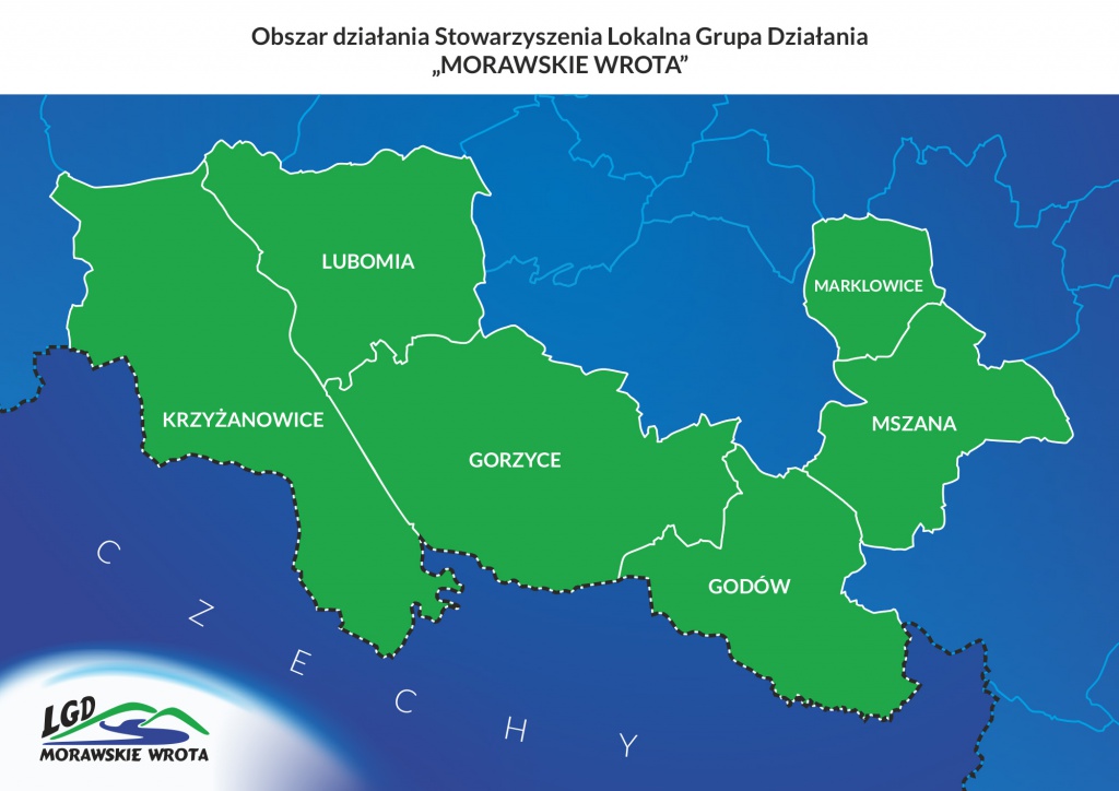 Obszar działania - mapa